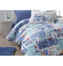 Постельное белье First Choice - Summer Blue, подростковый комплект