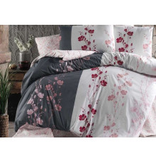 Постельное белье First Choice - Camelia Anthracite, семейный комплект