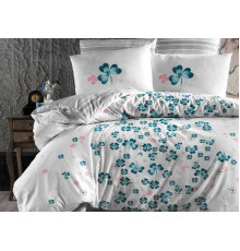 Постельное белье First Choice - Chance Turquoise, евро комплект