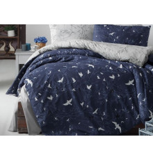 Постельное белье First Choice - Freedom Navy Blue, евро комплект